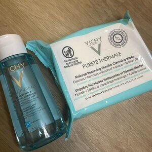 Set 2 Vichy - Makeup Remover-Waterproof Eye, Cleansing Wipes